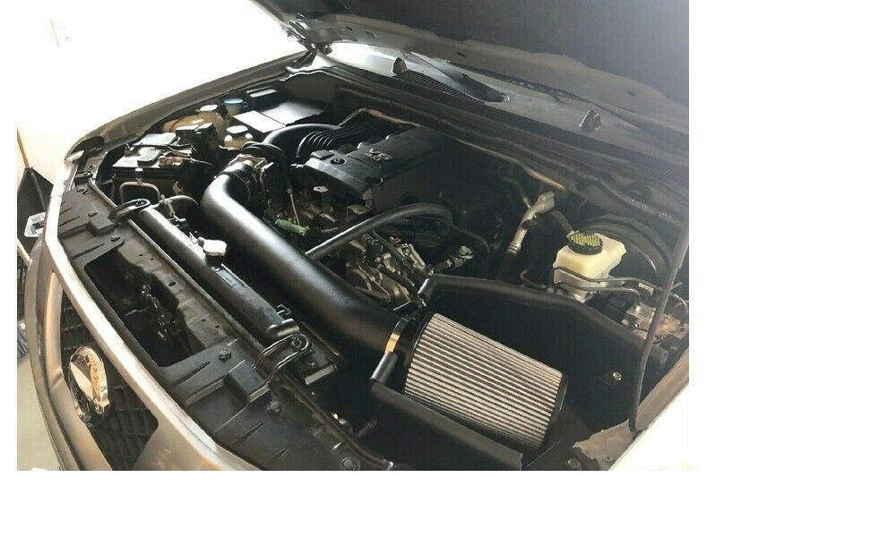 Cold Air Intake W/Heat Shield For Nissan Frontier/ Xterra/ Pathfinder (2005-2015) with 4.0L V6 Engine Black