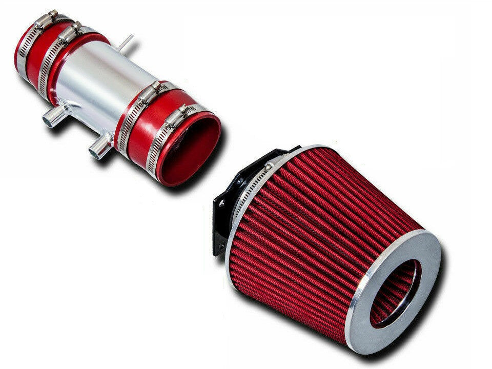 Cold Air Intake for Nissan Frontier (1999-2004) 3.3L V6 Naturally Aspirated & Supercharged Engines Red