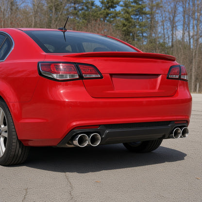 2008-2009 Pontiac G8 rear with dual polished stainless exhaust tips