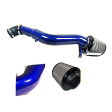 Blue Polished Cold Air Intake for Jeep Grand Cherokee (2005-2010) with 3.7L V6 Engine Default Title