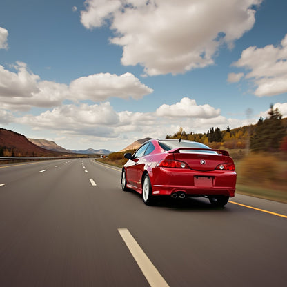 Cold Air Intake For Acura RSX (2002-2006) Base Model with 2.0L Vtec Engine Black Red