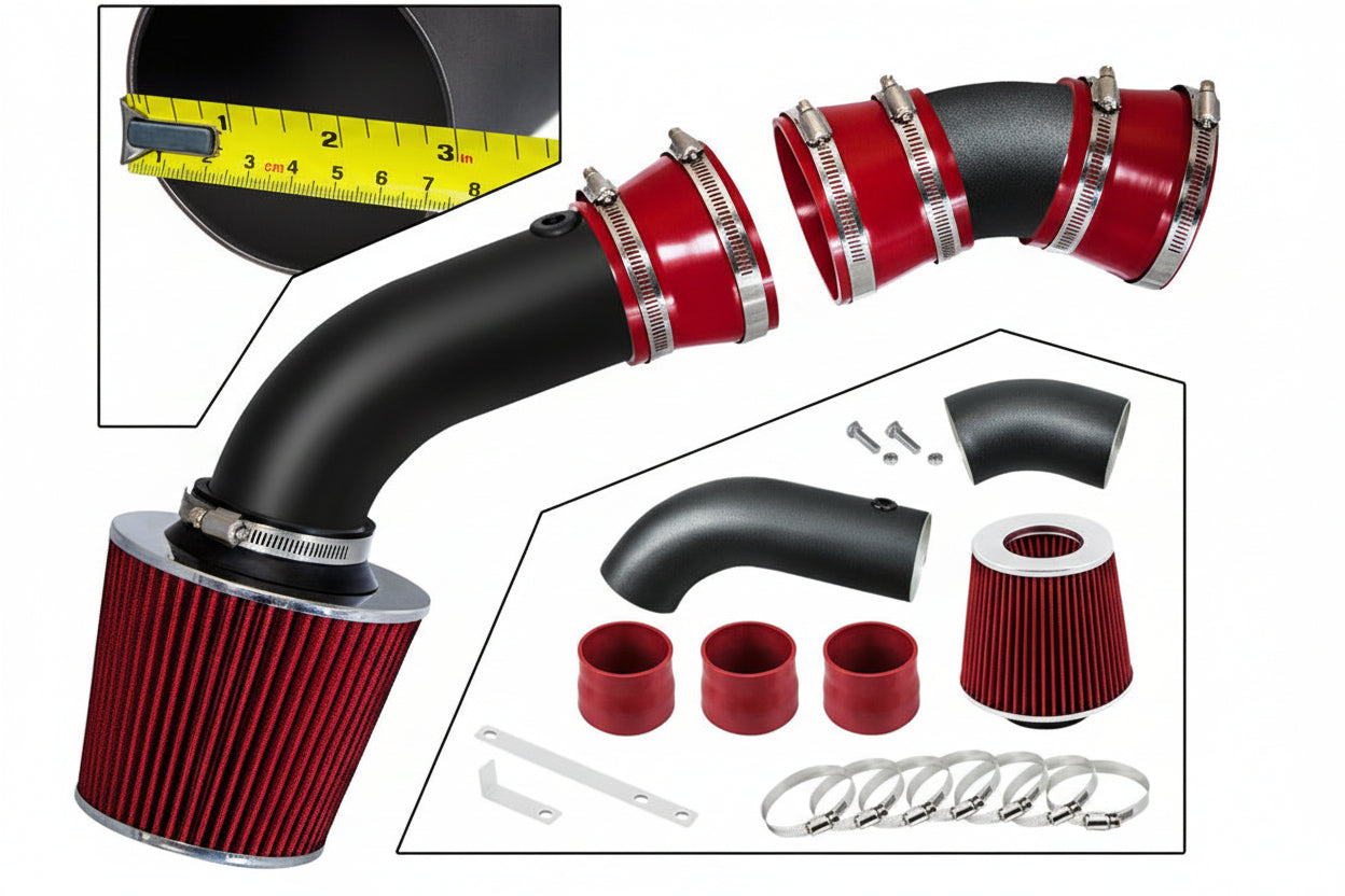 Ram Air Intake For GMC C3500 (1996-2000) with 5.7L V8 Engine Red