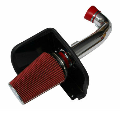 Cold Air Intake W/Heat Shield For GMC Yukon (2009-2013) with 4.8L/5.3L/6.2L V8 Engines Red Default Title