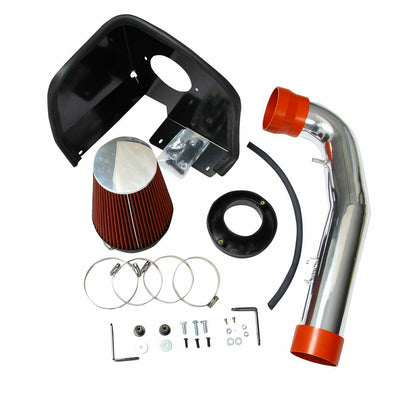 Cold Air Intake W/Heat Shield For GMC Yukon (2009-2013) with 4.8L/5.3L/6.2L V8 Engines Red