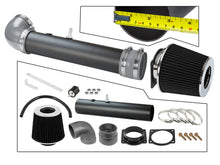 Black Grey Coated Cold Air Intake for Ford F150 (1997-2003) 4.2L V6 Engine