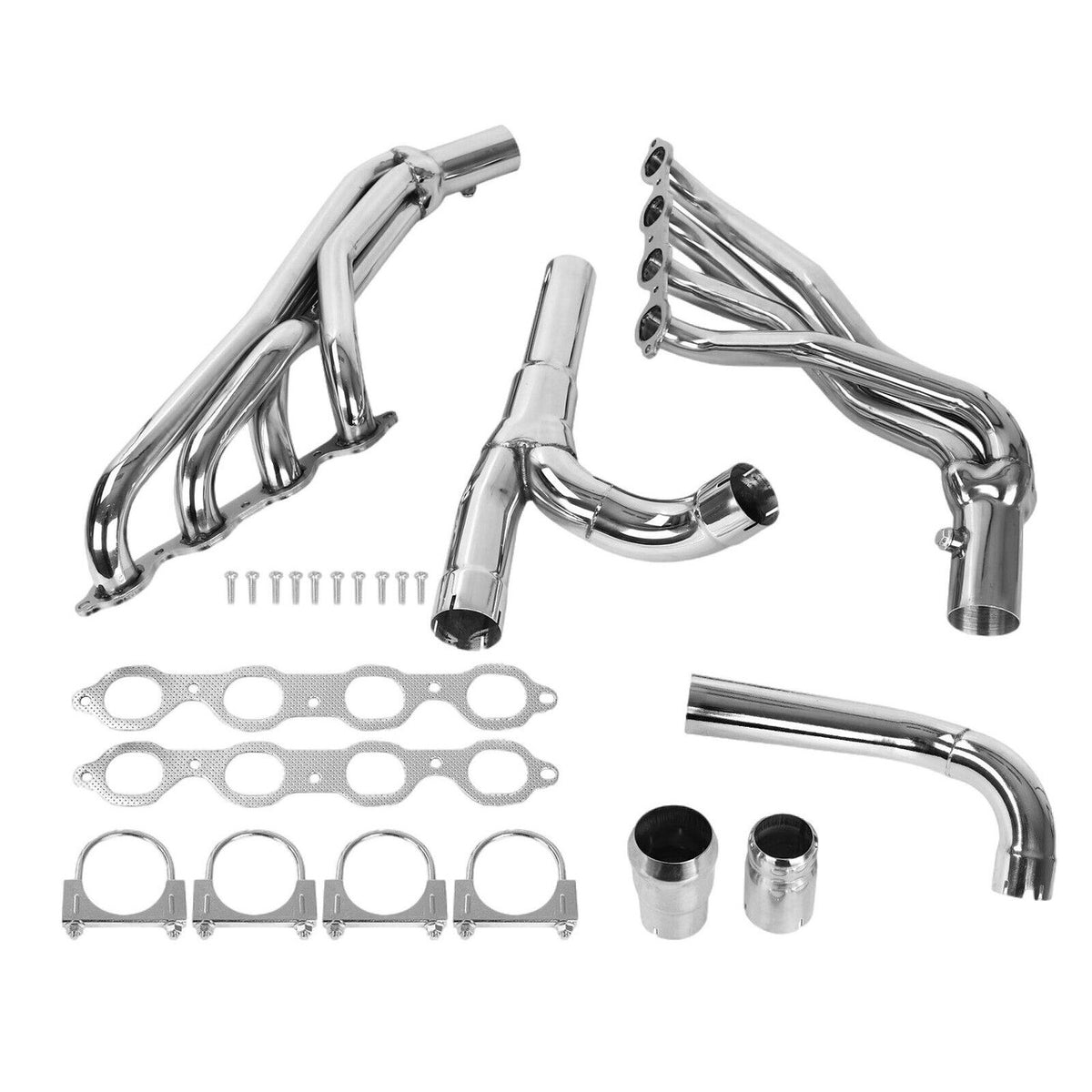 Long Exhaust Header For GMC Sierra (2014-2018) with 5.3L 6.2L V8 Engine