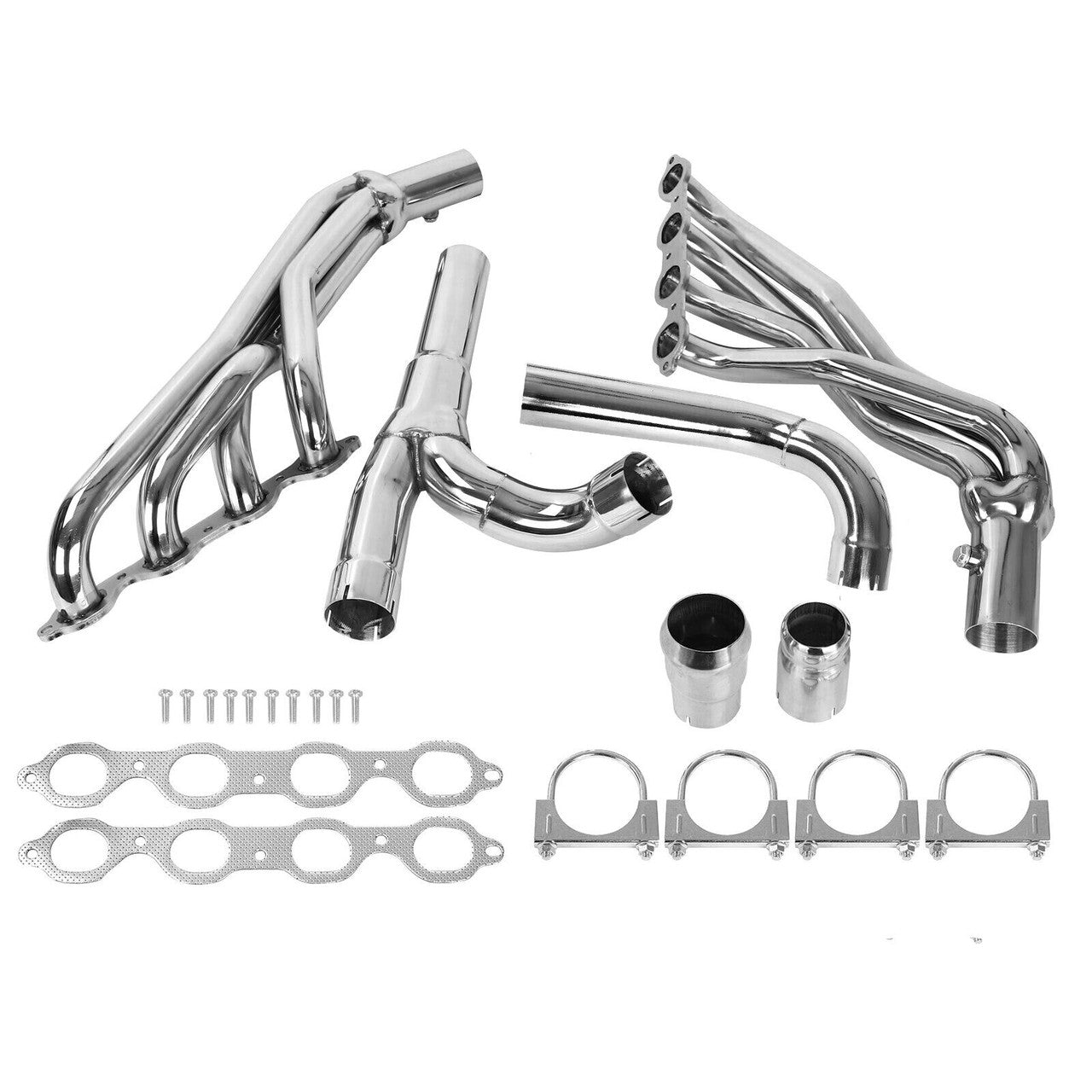 Long Exhaust Header For GMC Sierra (2014-2018) with 5.3L 6.2L V8 Engine