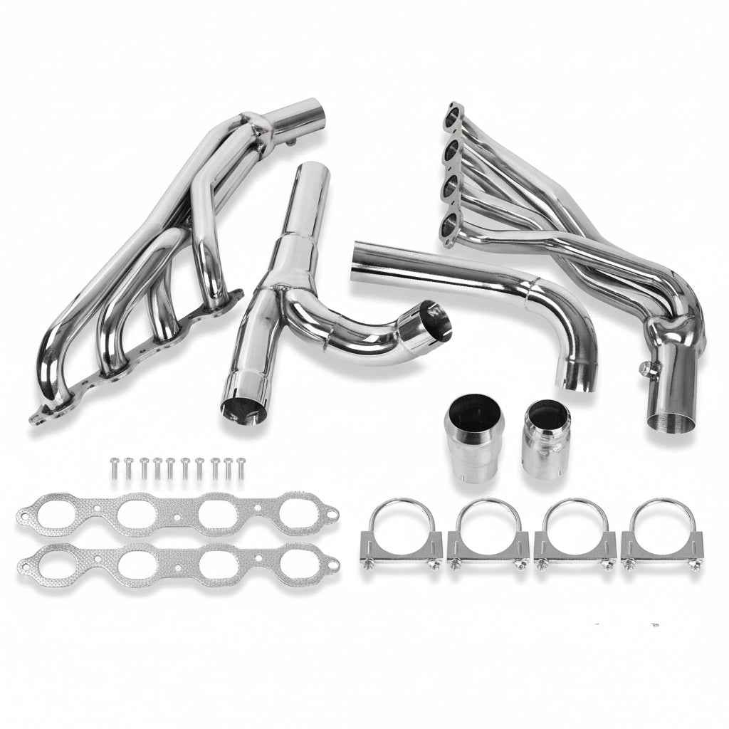 Long Exhaust Header for Chevrolet Silverado (2014-2018) with 5.3L 6.2L V8 Engine