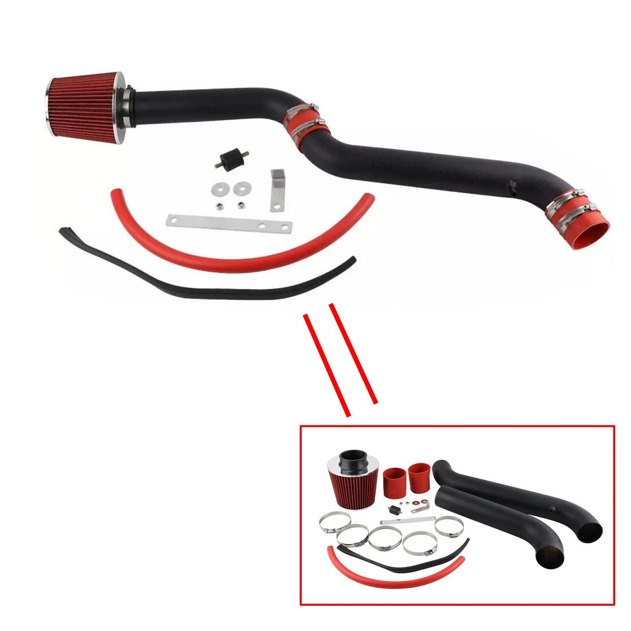 Cold Air Intake for Honda Accord (1994-2002) L4 2.2L 2.3L Engines Black