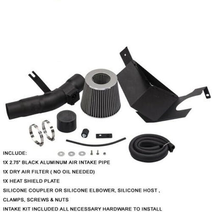 Cold Air Intake W/Heat Shield For Honda Civic (2016-2020) with 1.5L L4 Turbocharged Engine Black