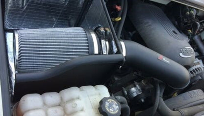 Cold Air Intake W/Heat Shield for Hummer H2 (2003-2007) With 6.0L V8 Engine Black