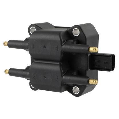 Ignition Coil and Iridium Spark Plugs and Wires for Chrysler Voyager (2001-2003) 2.4L