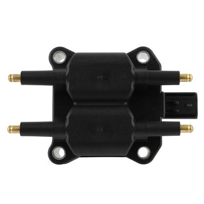 Ignition Coil and Iridium Spark Plugs and Wires for Chrysler Voyager (2001-2003) 2.4L
