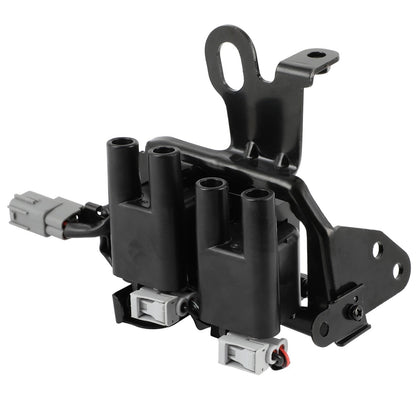 Ignition Coil and Iridium Spark Plugs and Wires for Hyundai Tiburon (2003-2008) 2.0L