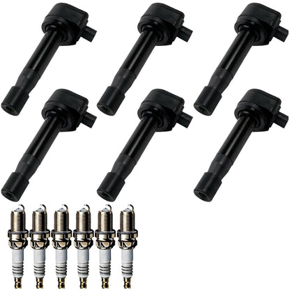 Ignition Coil and Iridium Spark Plugs for Acura MDX (2010-2013) 3.7L