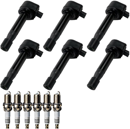 Ignition Coil and Iridium Spark Plugs for Acura RDX (2013-2015) 3.5L