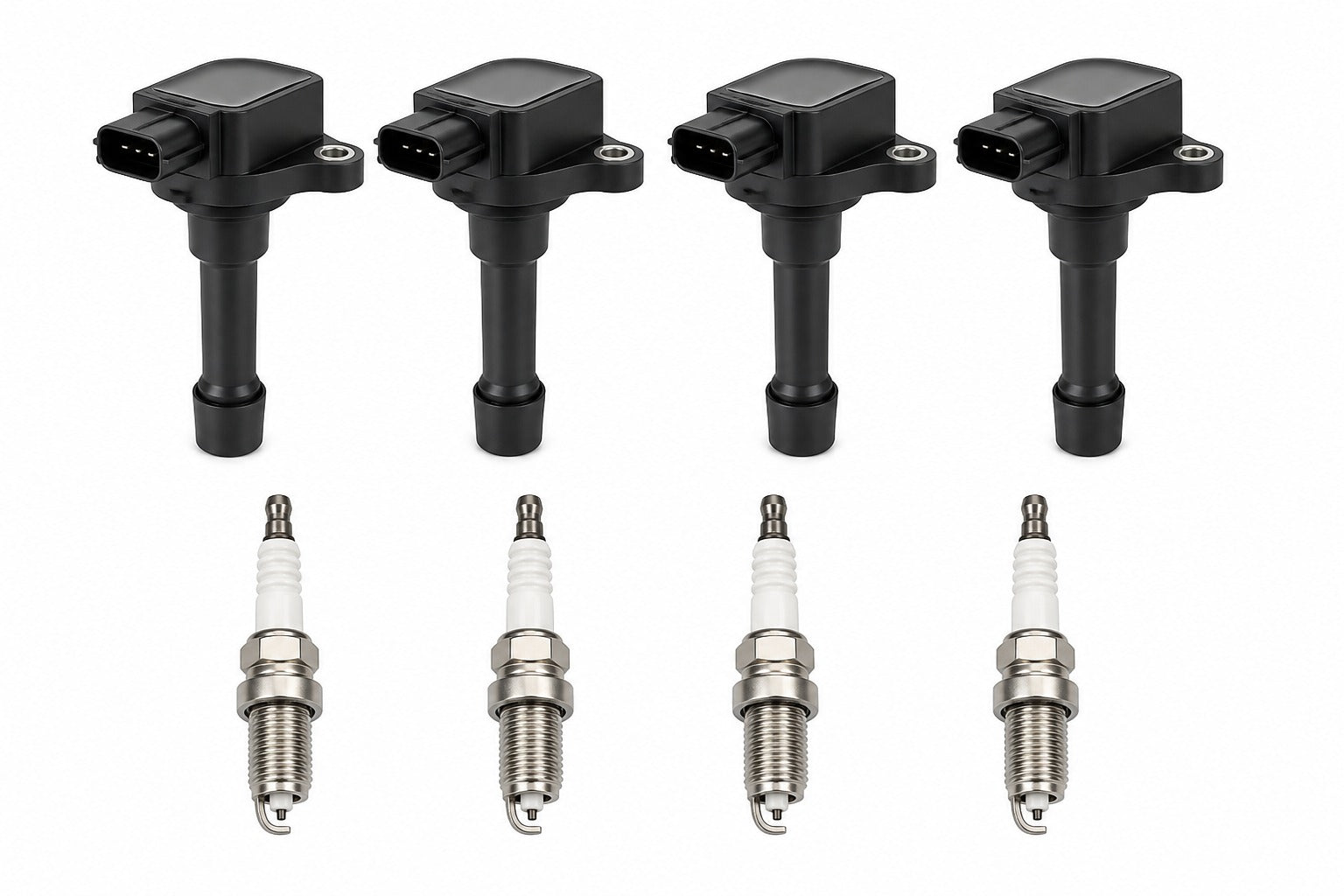 Ignition Coil and Iridium Spark Plugs for Acura TSX (2004-2008) 2.4L