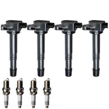 Ignition Coil and Iridium Spark Plugs for Acura TSX (2009-2014) 2.4L