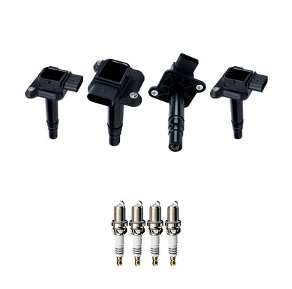 Ignition Coil and Iridium Spark Plugs for Audi A4 (1997-2000) 1.8L