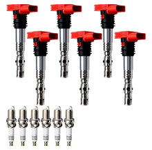 Ignition Coil and Iridium Spark Plugs for Audi A4 (2003-2005) 3.0L