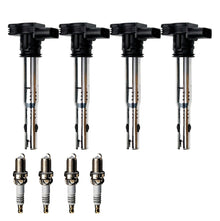 Ignition Coil and Iridium Spark Plugs for Audi A4 (2005-2016) 2.0L