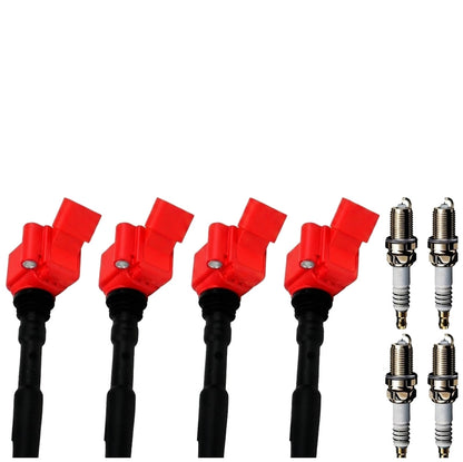Ignition Coil and Iridium Spark Plugs for Audi A4 (2021-2023) 2.0L