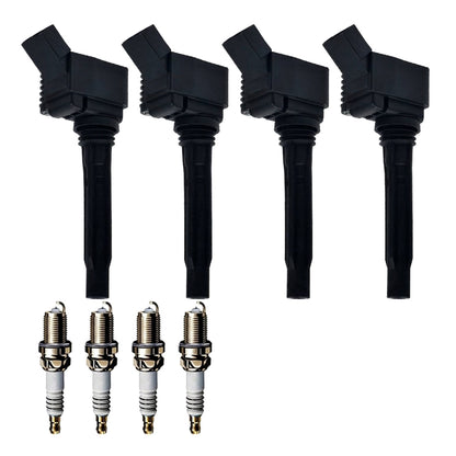 Ignition Coil and Iridium Spark Plugs for Audi A5 (2015-2016) 1.8L
