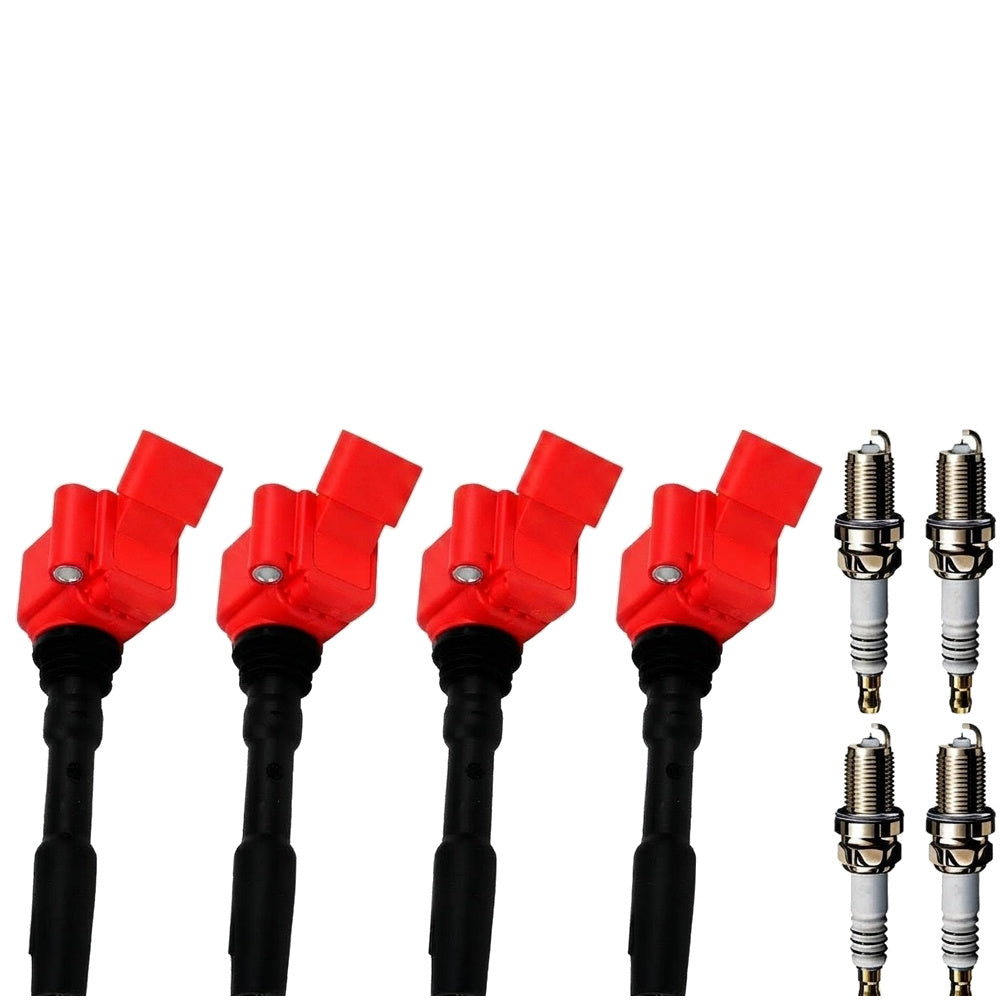 Ignition Coil and Iridium Spark Plugs for Audi A5 (2015-2017) 2.0L