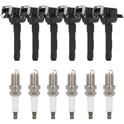Ignition Coil and Iridium Spark Plugs for Audi A6 (2000-2002) 2.7L