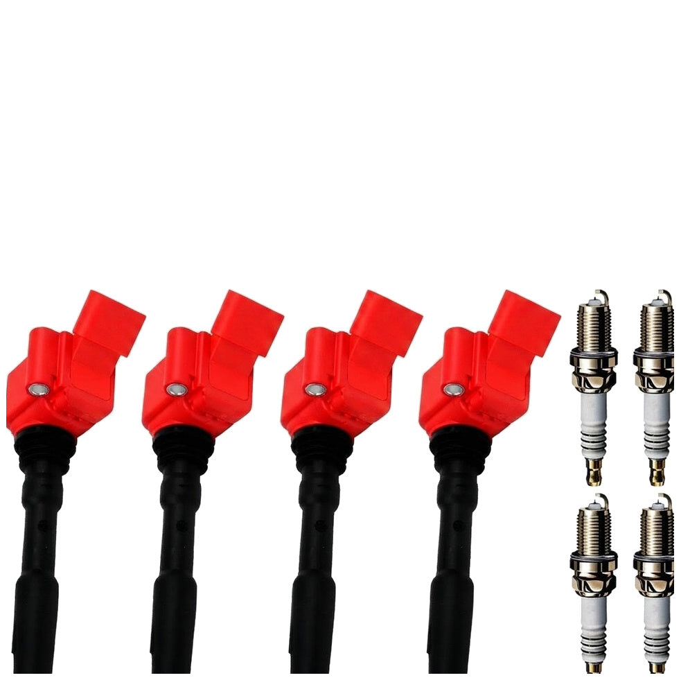 Ignition Coil and Iridium Spark Plugs for Audi Q3 (2017-2020) 2.0L