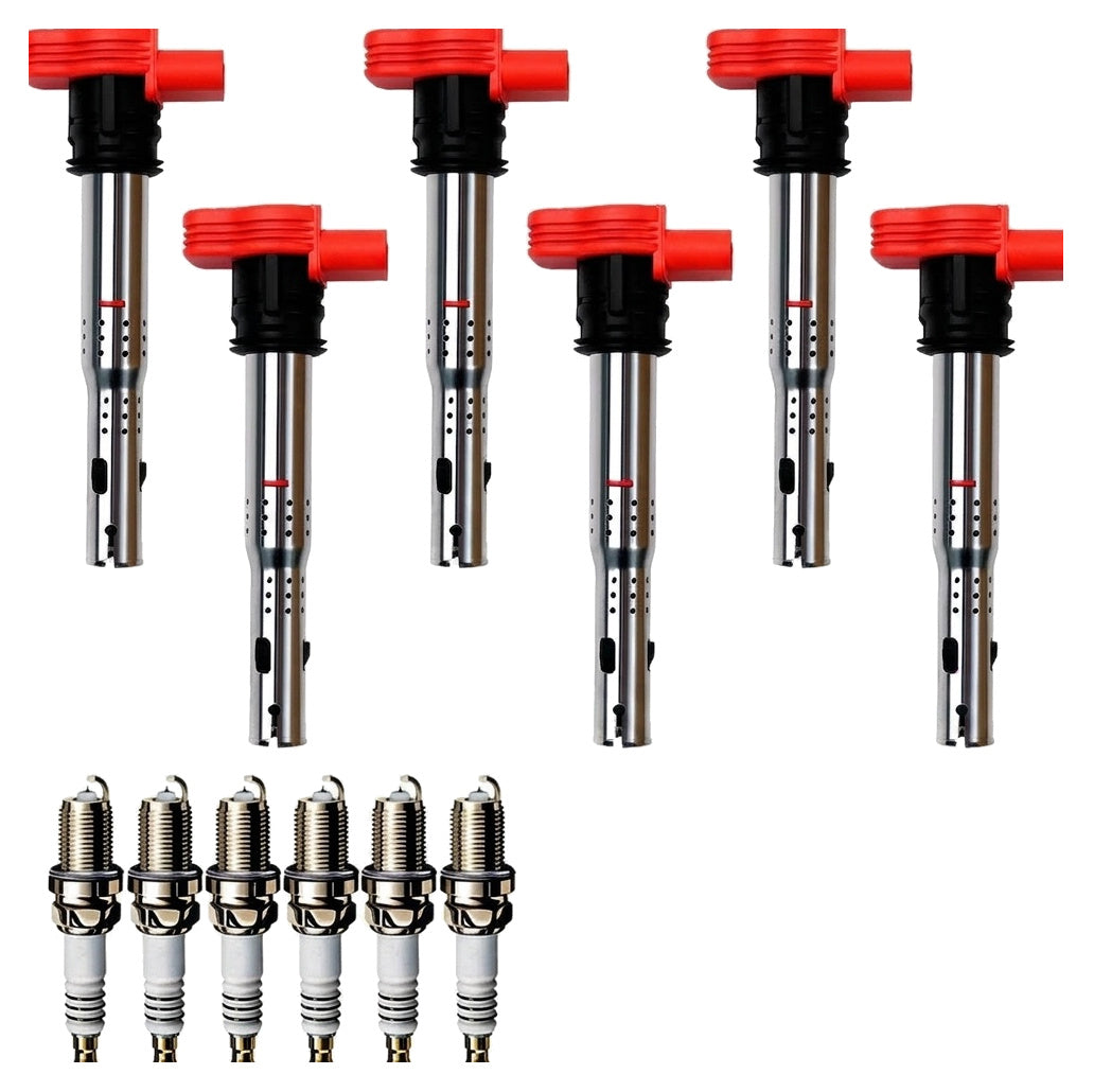 Ignition Coil and Iridium Spark Plugs for Audi Q5 (2013-2017) 3.0L