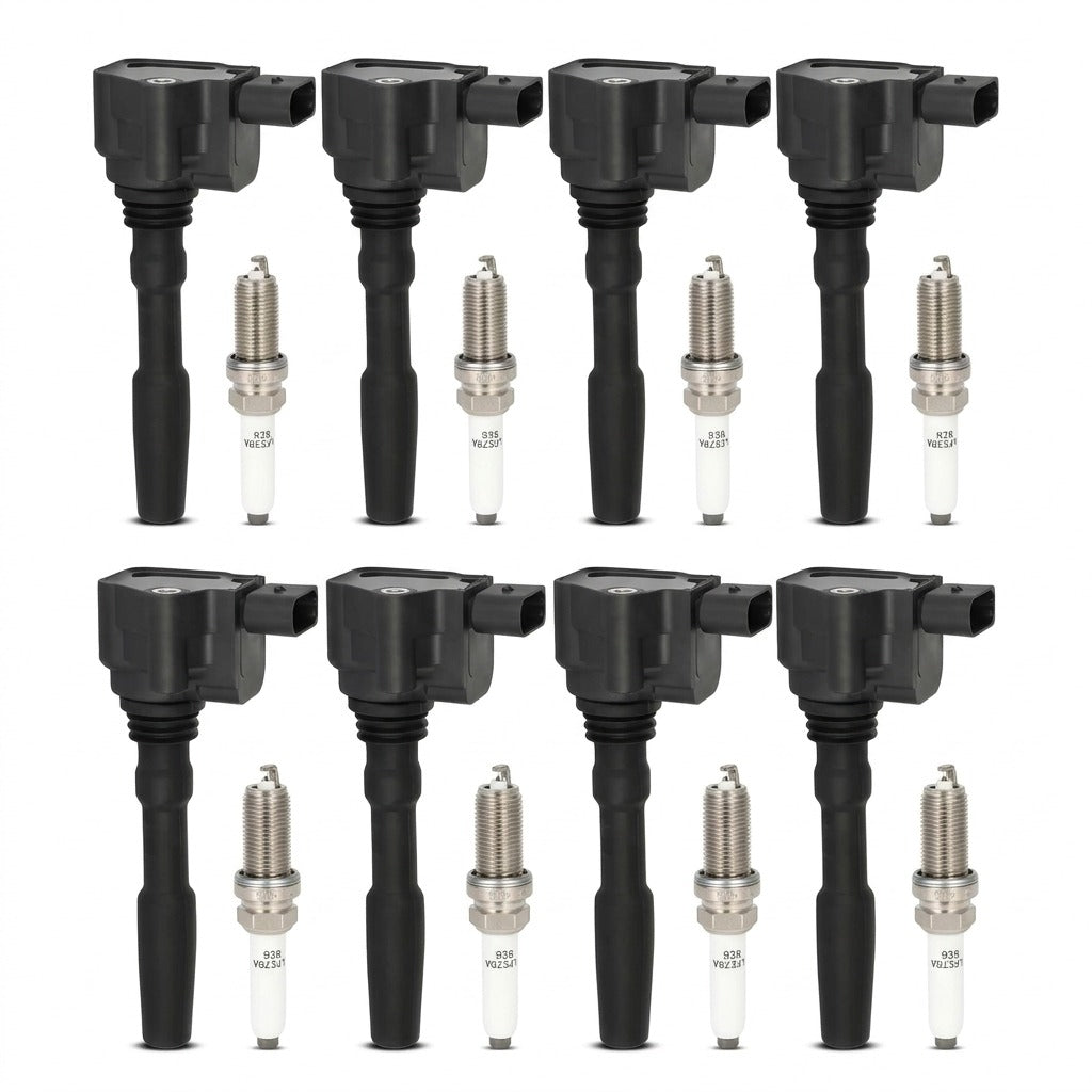 Ignition Coil and Iridium Spark Plugs for Audi RS7 (2015-2018) 4.0L