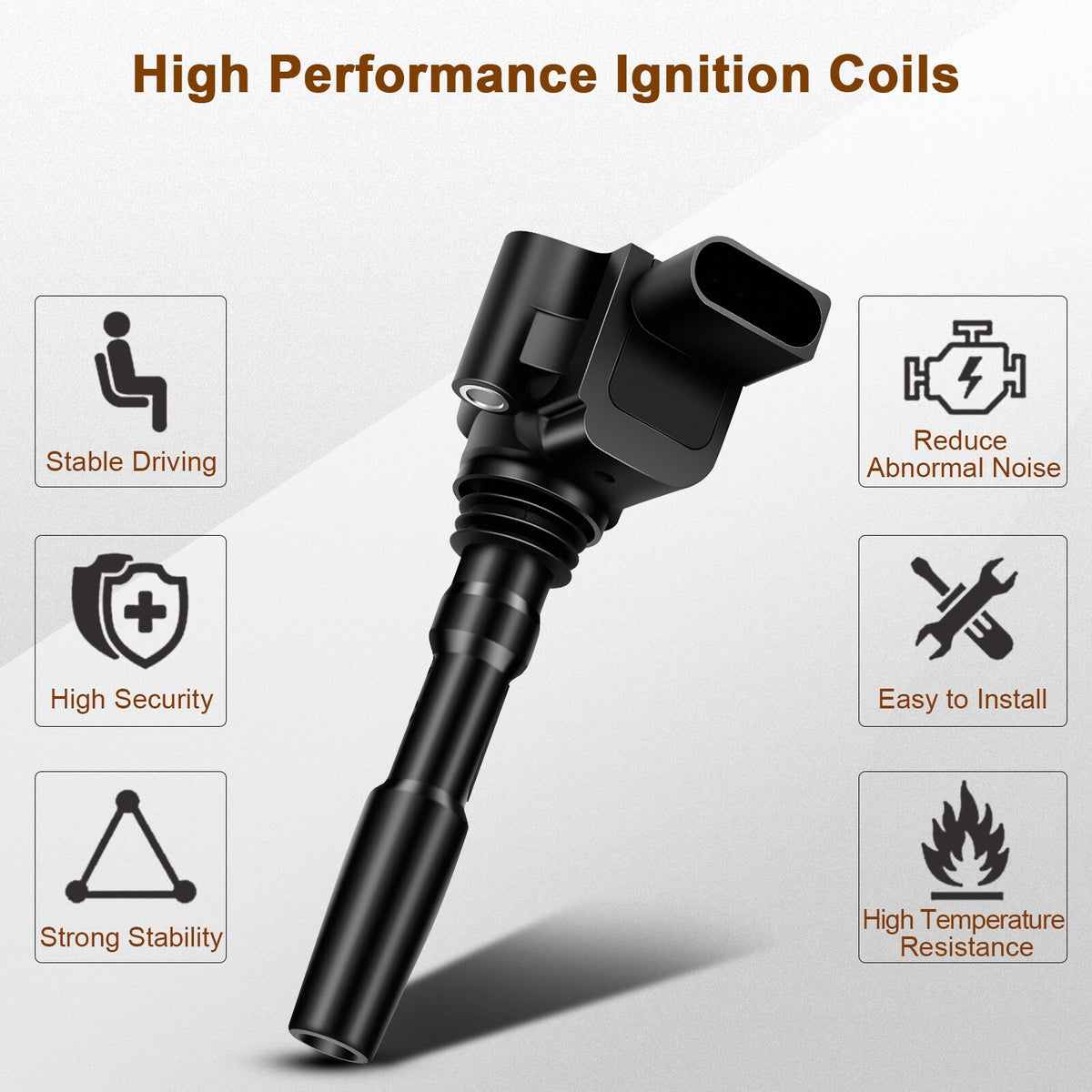Ignition Coil and Iridium Spark Plugs for Audi RS7 (2015-2018) 4.0L
