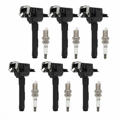 Ignition Coil and Iridium Spark Plugs for Audi S4 (2000-2002) 2.7L