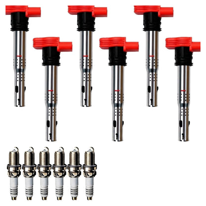 Ignition Coil and Iridium Spark Plugs for Audi S5 (2010-2017) 3.0L