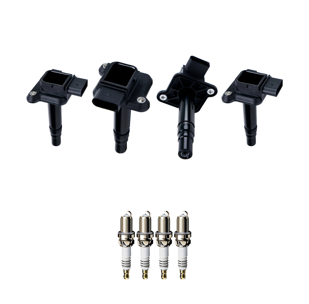 Ignition Coil and Iridium Spark Plugs for Audi TT (1999-2000) 1.8L