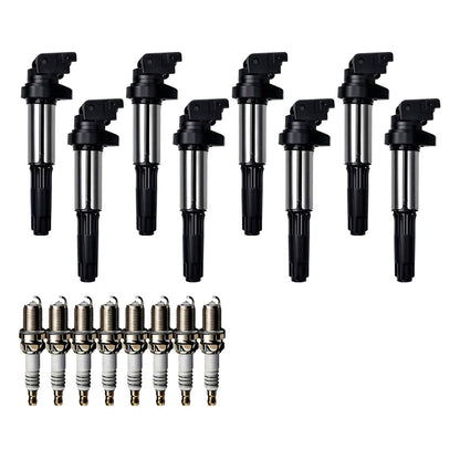 Ignition Coil and Iridium Spark Plugs for BMW 6 Series (2006-2010) 4.8L