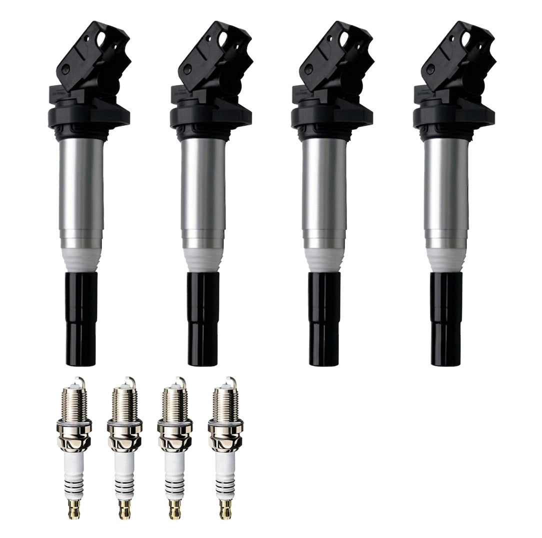 Ignition Coil and Iridium Spark Plugs for BMW X1 (2016-2018) 2.0L