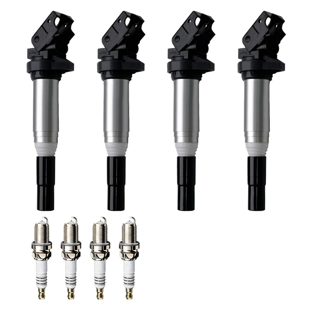 Ignition Coil and Iridium Spark Plugs for BMW X4 (2015-2018) 2.0L