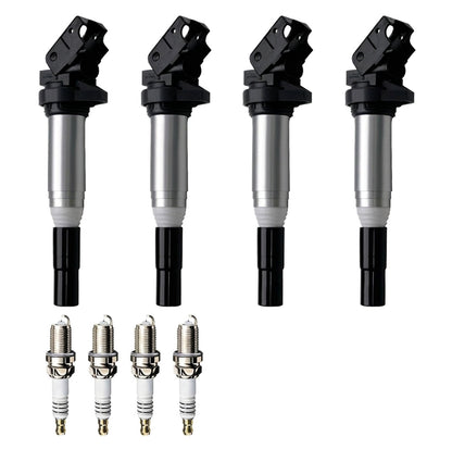 Ignition Coil and Iridium Spark Plugs for BMW X4 (2015-2018) 2.0L