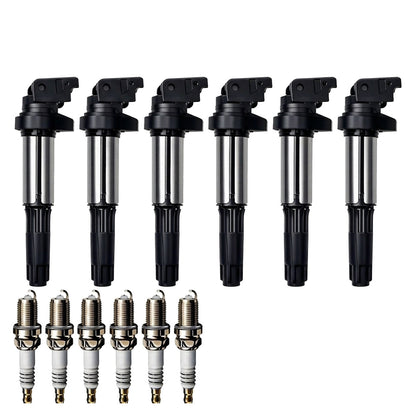 Ignition Coil and Iridium Spark Plugs for BMW X4 (2015-2018) 3.0L