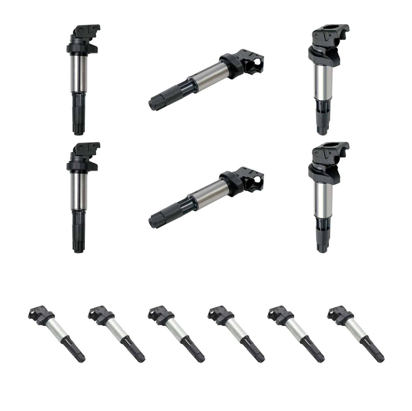 Ignition Coil and Iridium Spark Plugs for BMW X5 (2001-2002) 3.0L