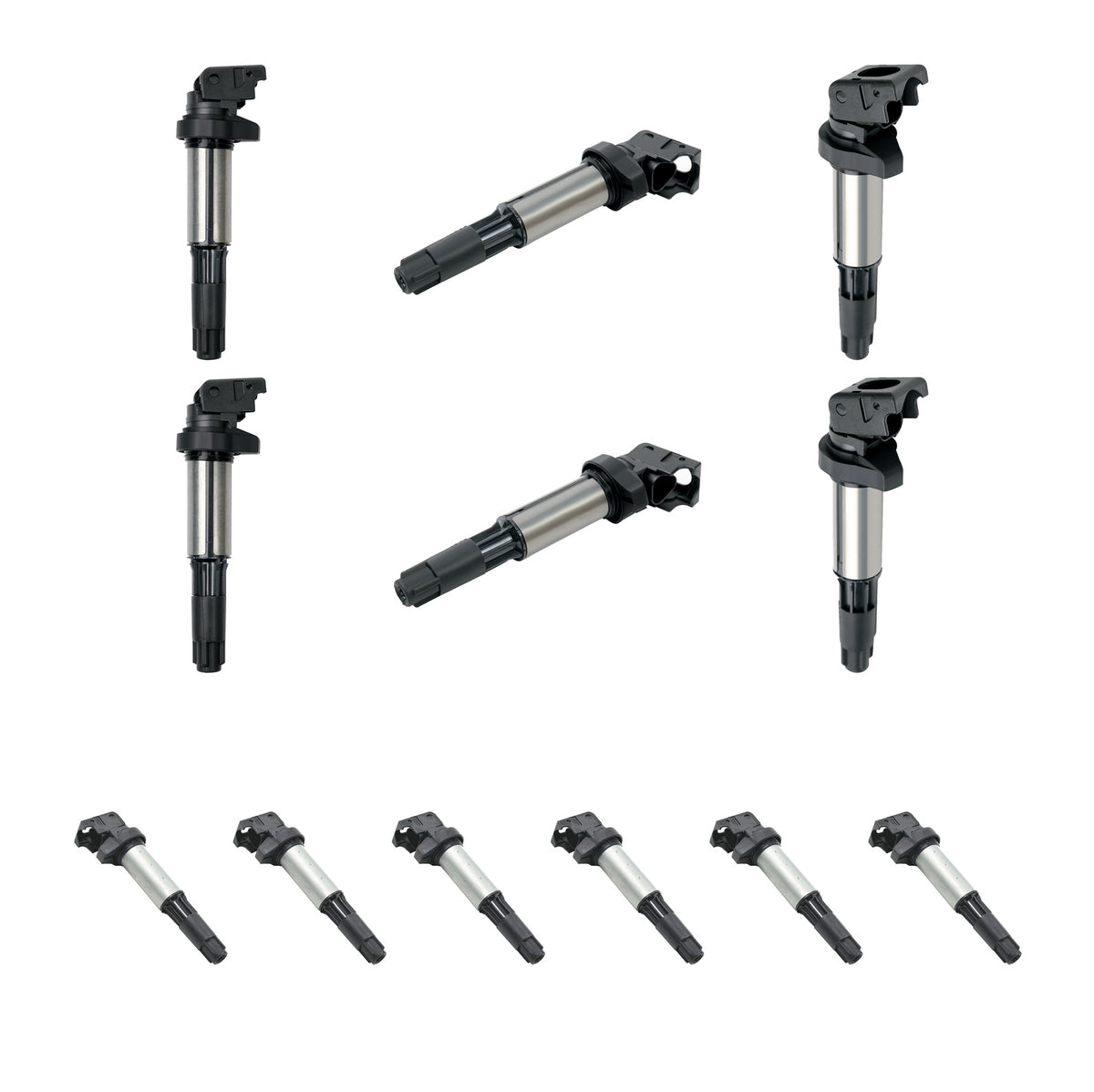 Ignition Coil and Iridium Spark Plugs for BMW X5 (2001-2002) 3.0L