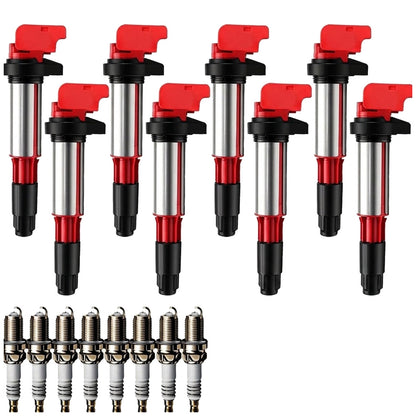 Ignition Coil and Iridium Spark Plugs for BMW X5 (2004-2006) 4.4L