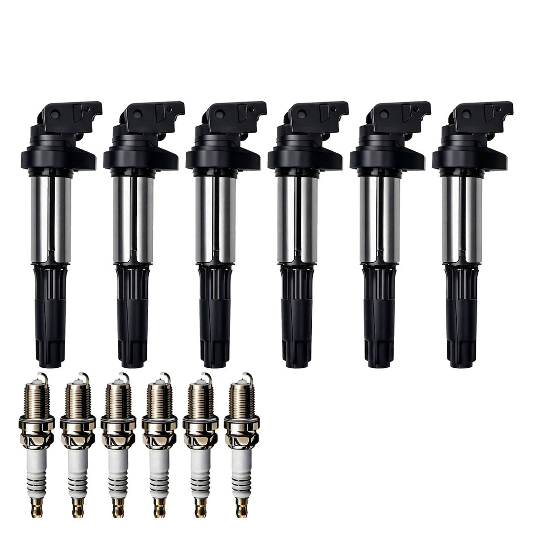Ignition Coil and Iridium Spark Plugs for BMW X5 (2013-2016) 3.0L