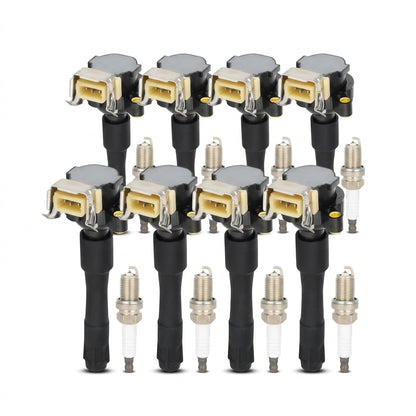 Ignition Coil and Iridium Spark Plugs for BMW Z8 (2000-2002) 4.9L