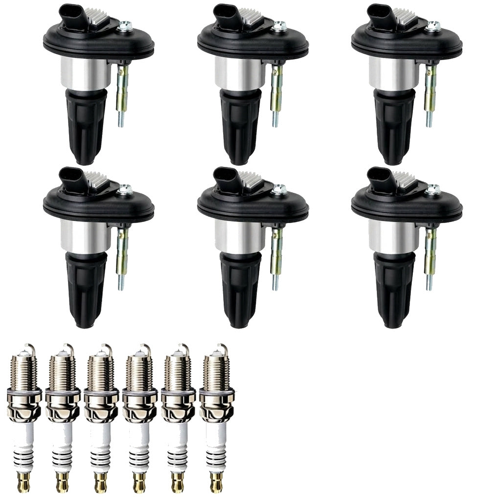 Ignition Coil and Iridium Spark Plugs for Buick Rainier (2004-2005) 4.2L