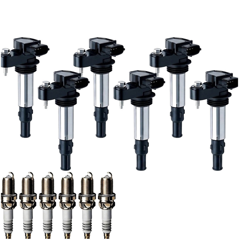 Ignition Coil and Iridium Spark Plugs for Buick Rendezvous (2004-2006) 3.6L