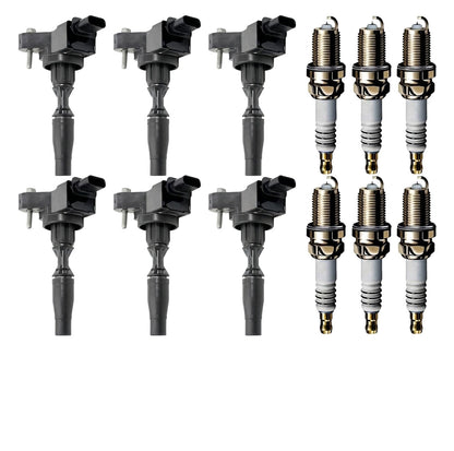 Ignition Coil and Iridium Spark Plugs for Cadillac ATS (2016-2019) 3.6L