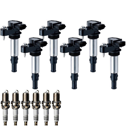 Ignition Coil and Iridium Spark Plugs for Cadillac CTS (2004-2010) 3.6L